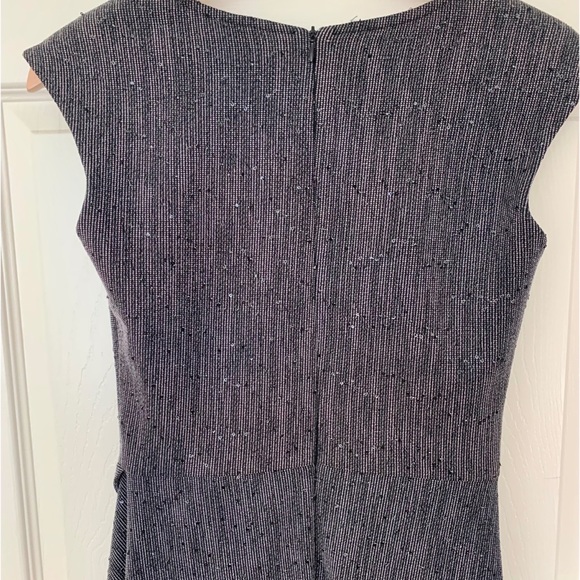 Italian Boutique Dress with shimmery sequins and modern bias cut skirt - Picture 5 of 7